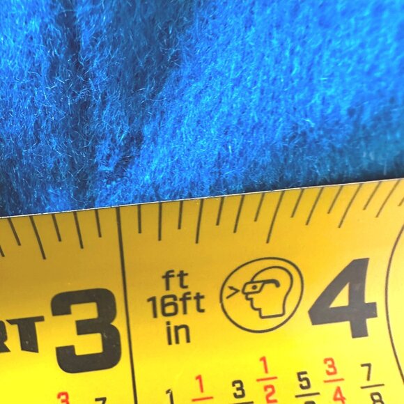 Akris Punto Wool Angora Two Button Blazer Womens Size 6 Blue Long Sleeve READ - Picture 8 of 16